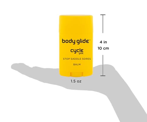 Body Glide Cycle Glide Balm | Chamois Cream in Chafing Stick Form Keeps Hands Clean | Anti Chafe Stick for in The Saddle; on Bike, Motorcycle, or Horse | 1.5oz