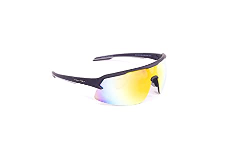 Rawlings 134 Kids Sunglasses for Baseball and Youth Softball Sunglasses - 100% UV Lightweight Poly Lens with Stylish Shield Lenses - Black/Multi