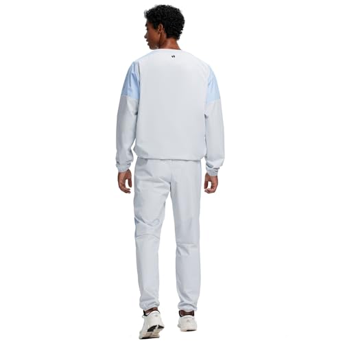 HOTSUIT Sauna Suit Men Sweat Suits Anti Rip Gym Exercise Workout Sauna Jackets Pants, White, M