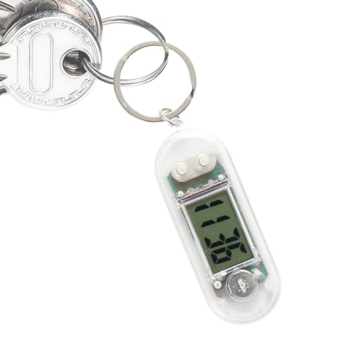 Keychain Watch, Portable Study Timer, 6.5x2.5x1cm, Electronic Mini Watch Gadget, Hanging Pendant Keychain Clock, Lightweight, For Students, Offices Workers