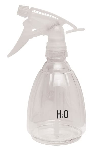 Diane Spray Bottle, 16Oz, 1Ea Clear H2O Printed On Bottle