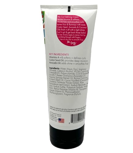 So Cozy Curl Defining Cream (5 Fl Oz) Kids Curl Cream for Curly Hair, Adds Definition, Shine & Bounce, Hair Cream for Wavy, Coily and Curly Hair, Enriched with Vitamins, Castor Seed, & Avocado Oil