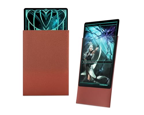 TitanShield (150 Copper Sleeves) Compatible with MTG Magic The Gathering, Lorcana, Board Games and Trading Cards 2.5" x 3.5" 66x91mm