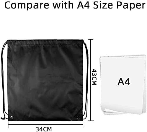 GoodtoU Drawstring Backpack Bulk Cinch Bag Nylon String Backpack String Bag 16 Colors