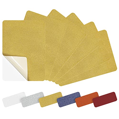 Azobur 2-Pack Nylon Repair Patches Self Adhesive Vinyl Outdoor Camping Gear Repair Kit,Transparent Waterproof Fabric Repair Patches for Down Jacket, Tent, Sleeping Bag (10X20cm)