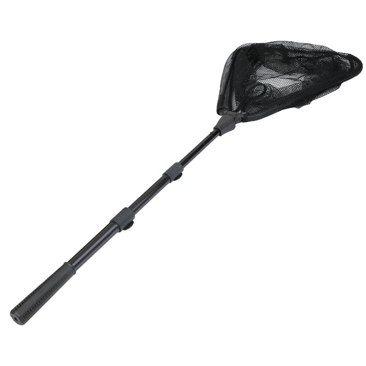 Fishing Landing Net with Telescoping Pole Handle Extends to 63 inches, Carbon Fiber Handle Extended from 23.6 inches to 47 inches