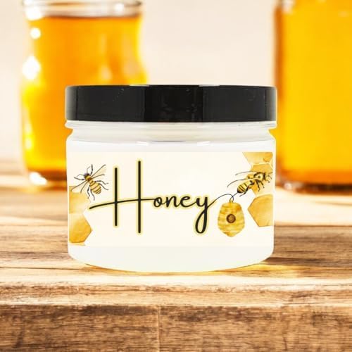 Body Powder for Women & Men Scented Honey Fragrance, Perfume Dusting Powder, Scented with Fragrance & Essential Oils, Talc-Free 8oz Container with Lid, Made in USA