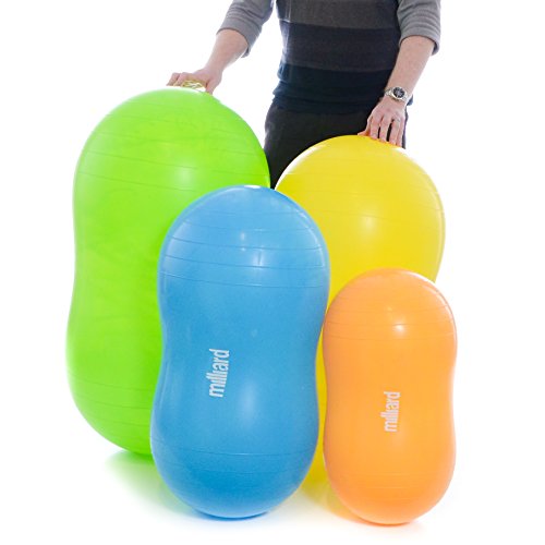 Milliard Peanut Ball Physio Roll for Exercise, Therapy, Labor, Birthing and Dog Training…