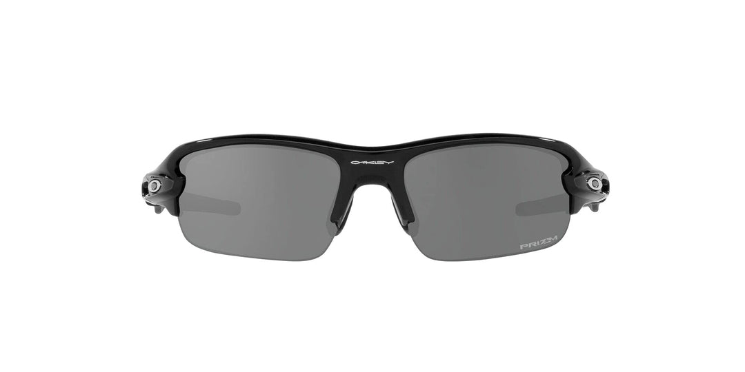 Oakley Youth OJ9008 Flak XXS Square Sunglasses, Polished Black/Prizm Black, 58 mm