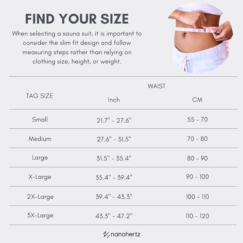 NANOHERTZ Sauna Sweat Shapewear High Waisted Shorts Thigh Workout Suit Waist Trainer Weight Loss Lower Body Shaper Sweatsuit Exercise Fitness Gym Women
