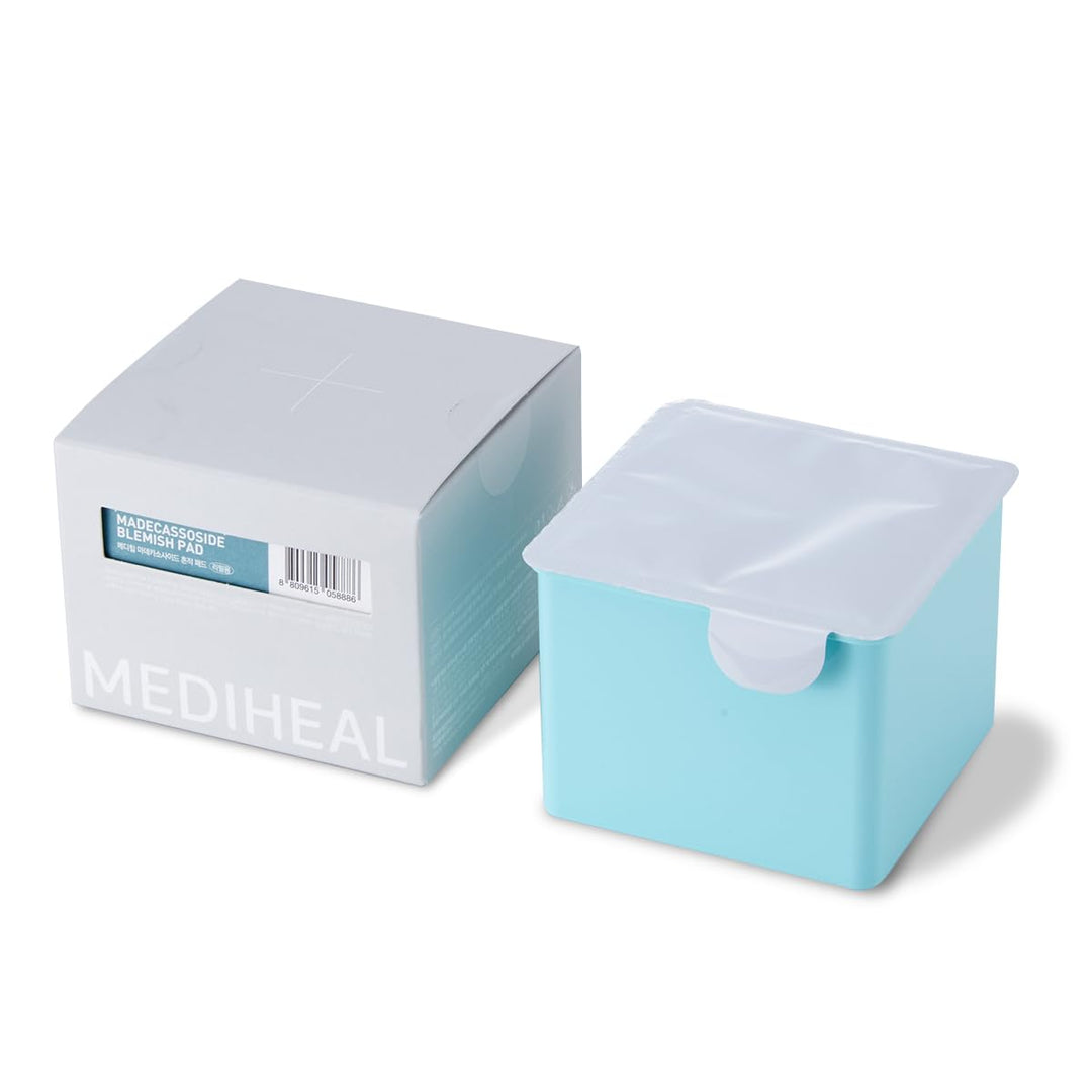 (Only Refill) Mediheal Madecassoside Blemish Pad (100 Pads) - Cotton Facial Toner Pads For Anti Blemish To Improved Uneven Skin