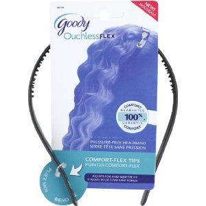 Goody Ouchless Medium Headband With Flex Tips (Pack Of 3)