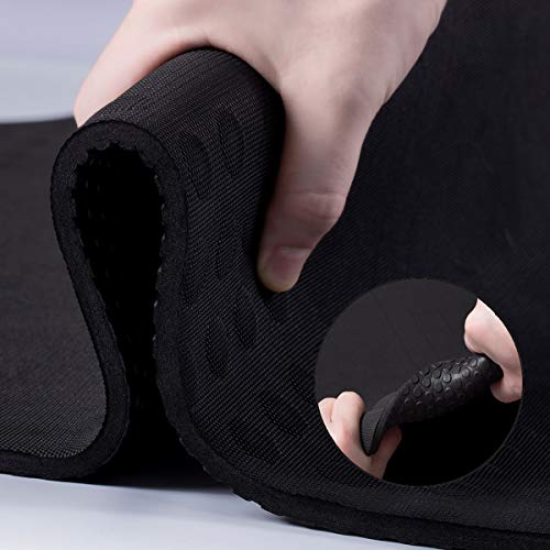 JELS Extra Thick Yoga Mat, 2/5 inch, Ergonomic 3D Non Slip Design, SGS Certified TPE Material, Yoga Mat for Men Women with Carrying Strap,Exercises Mat for Yoga, Pilates and Floor Workout(72"x26")