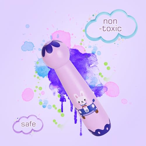 Homello Jump Rope for Kids - Wooden Handle - Adjustable Cotton Braided Fitness Skipping Rope for Toddler Fitness Workout Exercise Outdoor Activity (Purple)