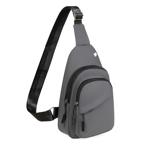Xsecnua Small Sling Bag Sling Backpack, Chest Daypack Crossbody Backpack for Travel Sports Running Hiking