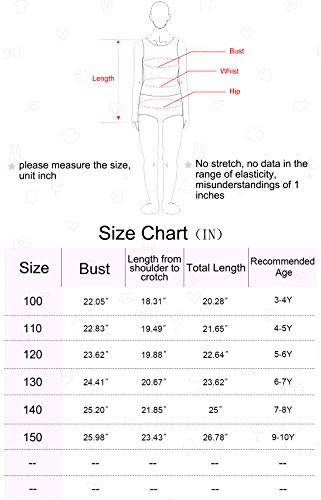 Belovance Leotards for Girls Gymnastcis Dance Outfit 7-8 Kid Child Sleeveless Sparkle Green Castle Unicorn Biketard (Green Castle, 7-8 Years)