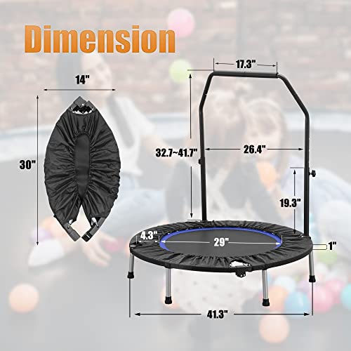 HYD-Parts Rebounder Trampoline for Adults