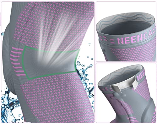 NEENCA Knee Brace for Women & Men, Medical Knee Support with Patella Pad & Side Stabilizers, Knee Compression Sleeve for Knee Pain, Meniscus Tear, ACL, Joint Pain, Runner, Workout - FSA/HSA Eligible
