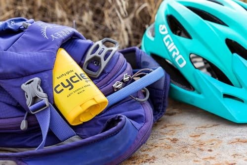 Body Glide Cycle Glide Balm | Chamois Cream in Chafing Stick Form Keeps Hands Clean | Anti Chafe Stick for in The Saddle; on Bike, Motorcycle, or Horse | 1.5oz