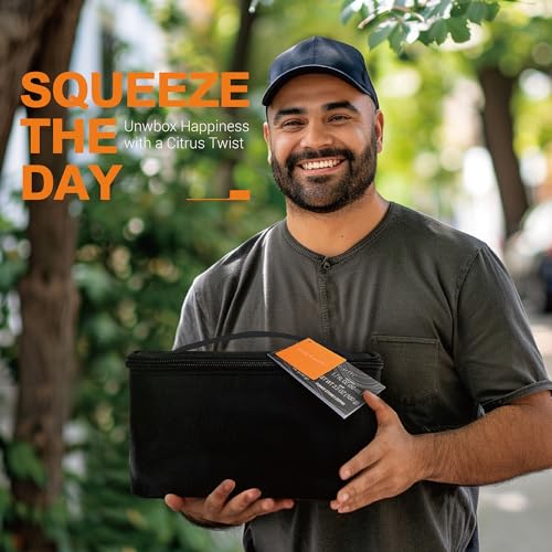 Body & Earth Gift Baskets for Men Bath Set Citrus Scented Bath and Body Gift Set with Body Lotion, Face Wash, Shower Gel, Bubble Bath, Loofah, Birthday Gifts