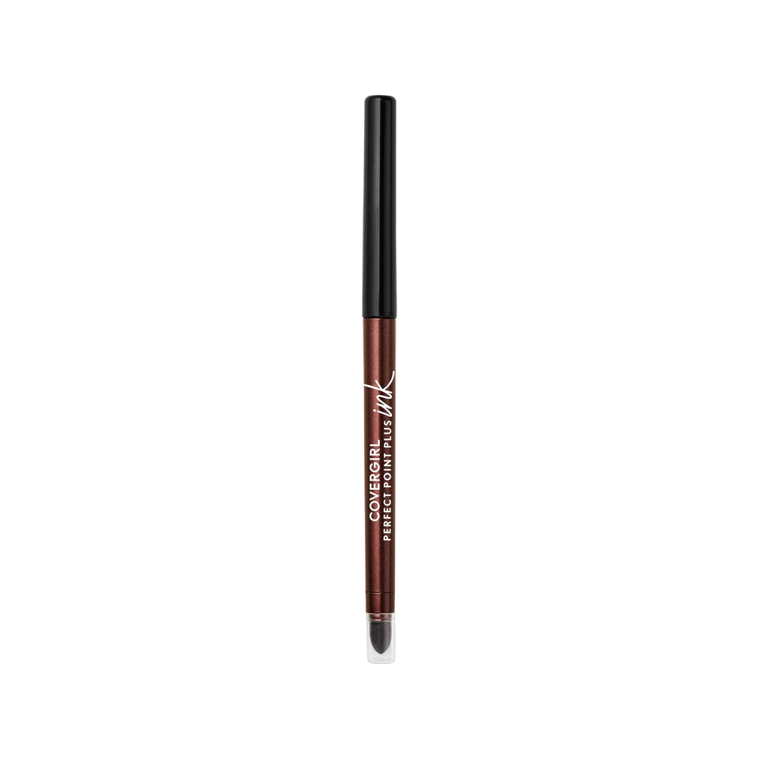 Covergirl Perfect Point Plus Ink Gel Eye Pencil, Pigmented, Long-Wearing, Vegan Formula, Dazzling Burgundy 295, 0.01Oz
