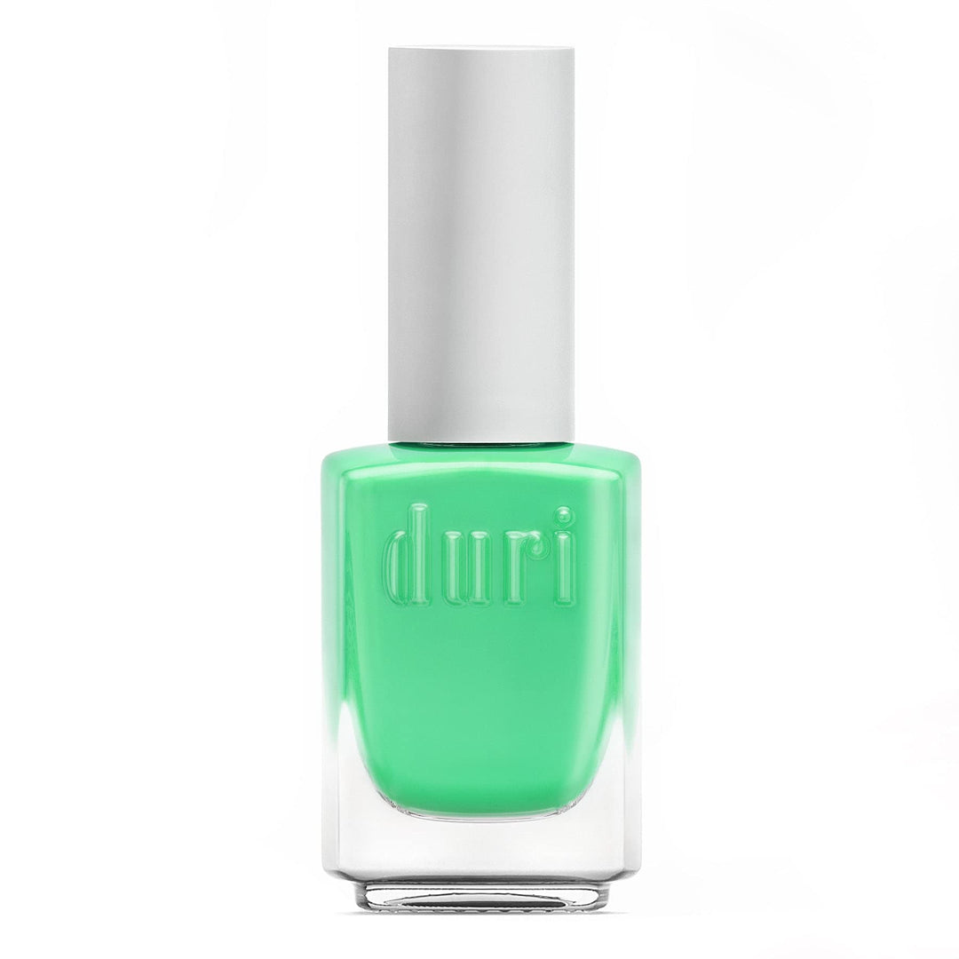 Duri Nail Polish, 102S Summer Rain, Pastel Mint Shade, Semi Matte Finish, Full Coverage, Quick Drying, 0.45 Fl Oz