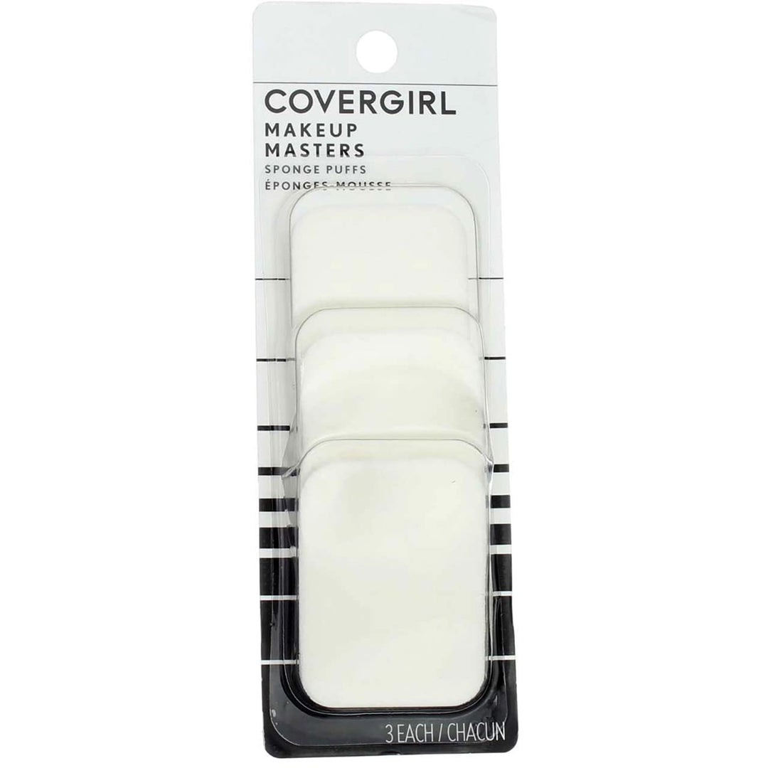 Covergirl Makeup Masters Sponge Puffs 3 Ea (Pack Of 6)