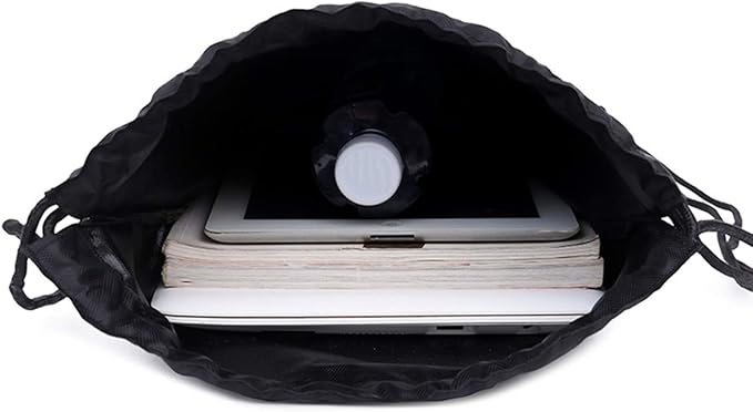 GoodtoU Drawstring Backpack 10 Pcs Cinch Bag Drawstring Bags Bulk Nylon Draw String Sport Bag for Gym Party Trip 10 Colors