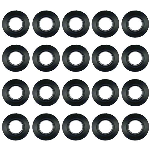 Zelerdo 20 Pack Kayak Paddle Drip Rings for Kayak Canoe Rafting Paddles Shaft