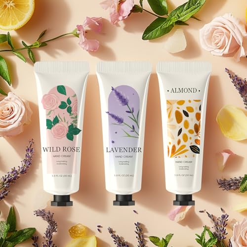 BODY & EARTH 30 Pack Hand Lotion Travel Size – Hand Cream with Shea Butter and Natural Plant-Based Scents, Gifts for Women – Mother's Day, Birthday, Nurse Appreciation, Bridesmaid Gifts