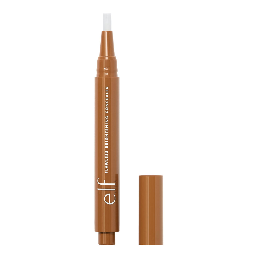 E.L.F. Flawless Brightening Concealer, Illuminating & Highlighting Face Makeup, Conceals Dark Under Eye Circles, Deep 53 W, 0.07