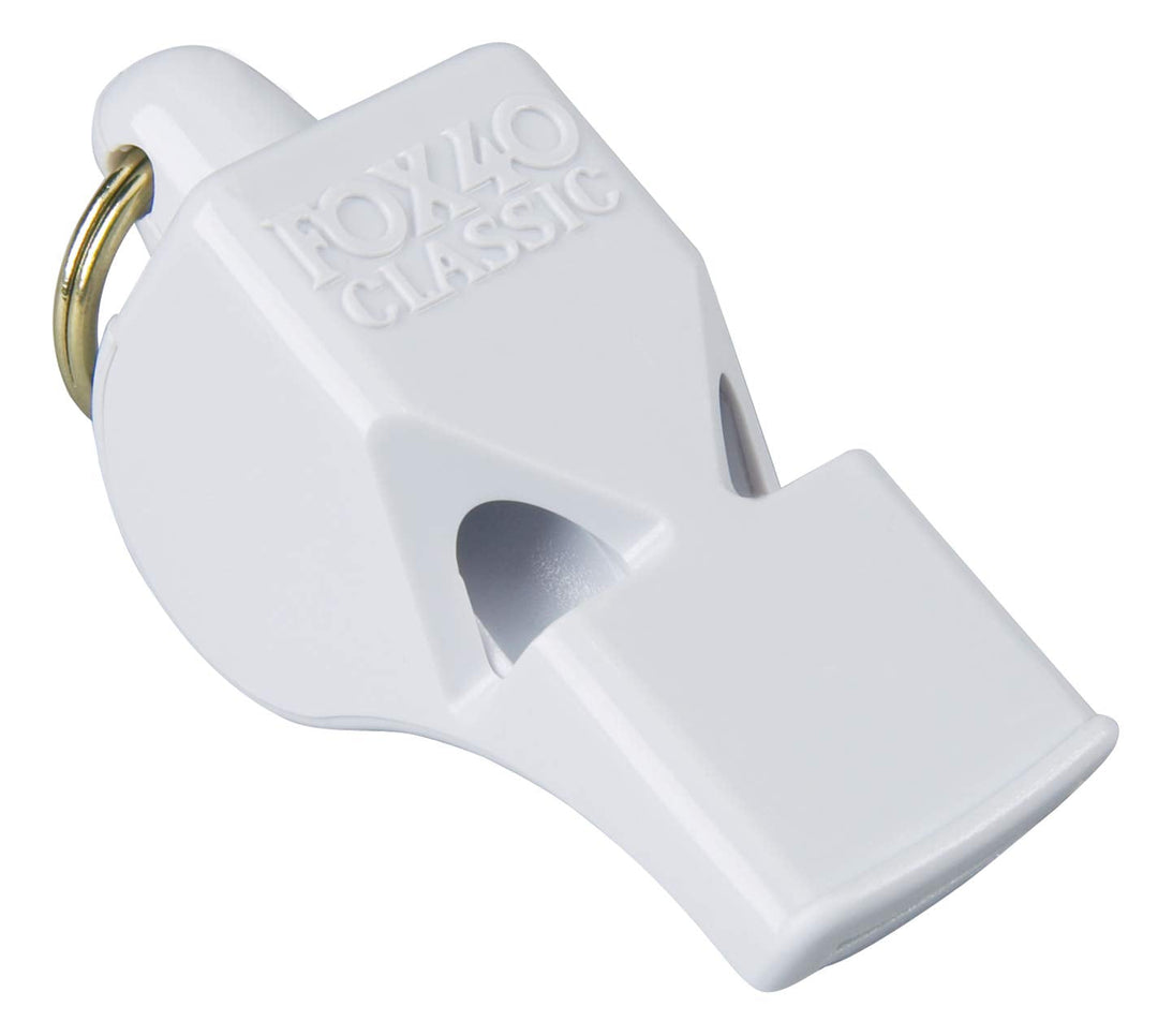 Fox 40 Classic Safety Whistle, White (15300_Blanco_S)