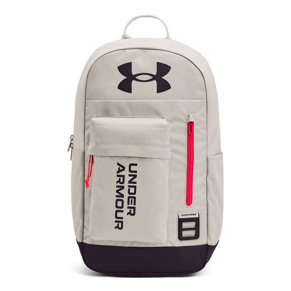 Under Armour Unisex Halftime Backpack, (959) Fog/Tux Purple/Tux Purple, One Size Fits All