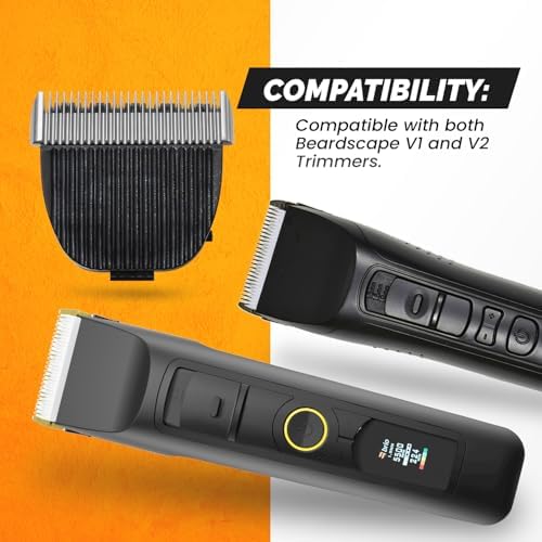 Body Blade Assembly Compatible with Brio Beardscape V2 & V1 Trimmers, Comfortable for Body Hair Trimming & Great for Sensitive Skin