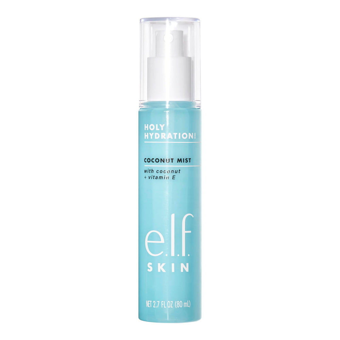 E.L.F. Cosmetics Holy Hydration! Hydrating Coconut Mist, Refreshes, Soothes & Invigorates Skin, Tropical Scent, 2.7 Fl Oz (Pack