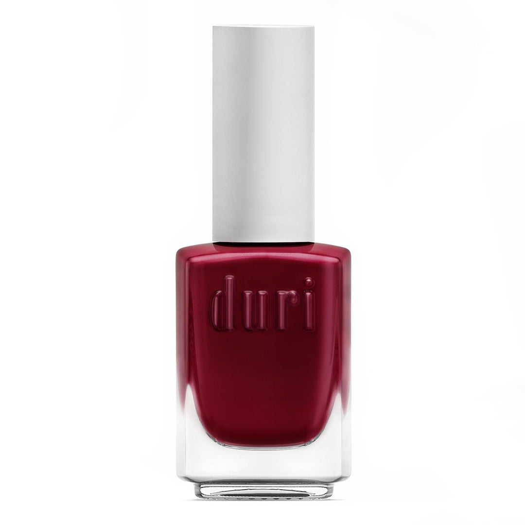 Duri Nail Polish, 730 Pisces, Burgundy Garnet Red, Full Coverage, Glossy Finish, 0.45 Fl Oz