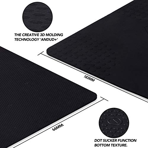 JELS Extra Thick Yoga Mat, 2/5 inch, Ergonomic 3D Non Slip Design, SGS Certified TPE Material, Yoga Mat for Men Women with Carrying Strap,Exercises Mat for Yoga, Pilates and Floor Workout(72"x26")