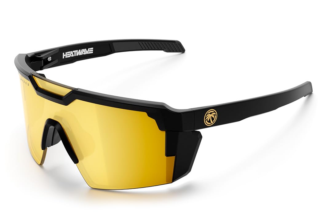 Heat Wave Visual Future Tech Z87+ Polarized Sunglasses in Gold Rush