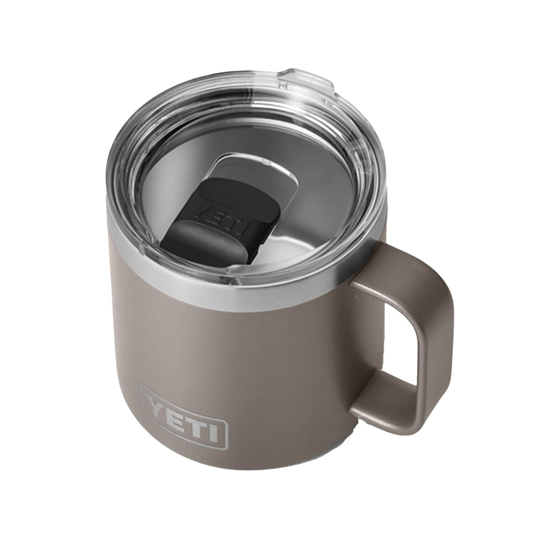 YETI Rambler 14 oz Mug, Vacuum Insulated, Stainless Steel with MagSlider Lid, Sharptail Taupe