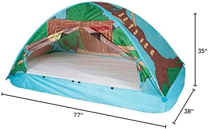 Pacific Play Tents 19790 Kids Tree House Bed Tent Playhouse - Twin Size