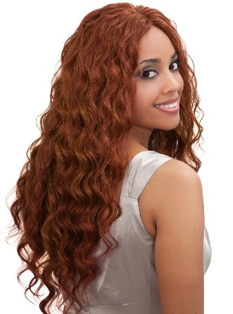 BOBBI BOSS Indi Remi OCEAN WAVE Virgin Hair, 14 Inches, 4-Medium Brown