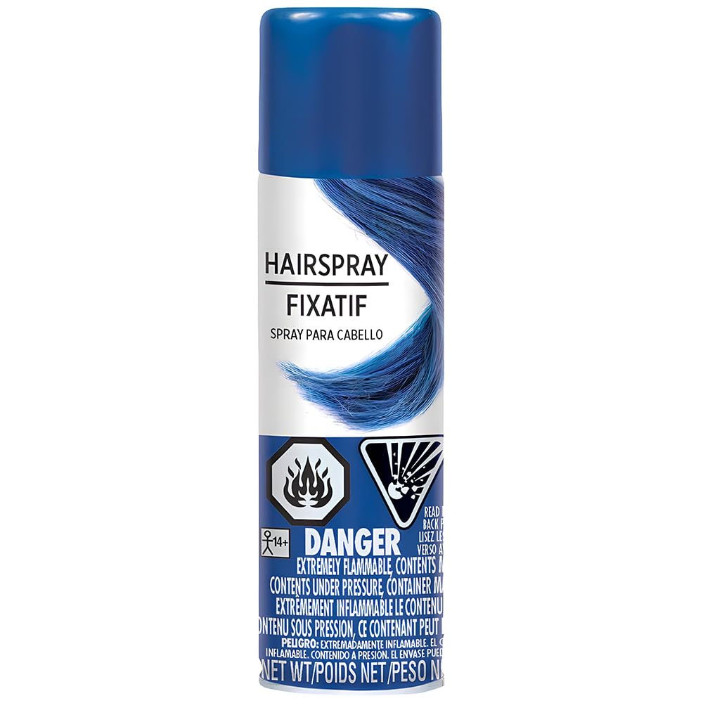 Hypo-Allergenic Blue Hair Spray - 3 Oz. - Perfect Party Accessory, 1 Pc.