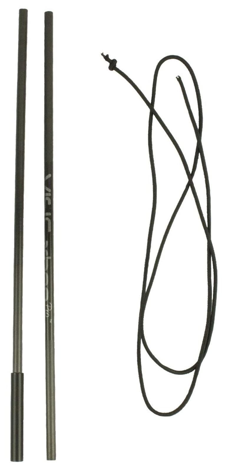 YakAttack VISICarbon Pro Mast Repair Kit, includes both carbon tubes and replacement shock cord