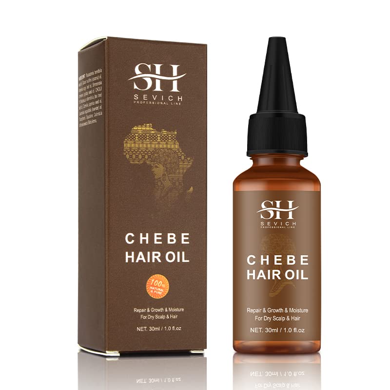 100% Naturals Chebe Hair Oil - Sevich African Chebe Powder Serum, Hair Loss Treatments Repair Damaged Moisture Hair Regrowth Tre