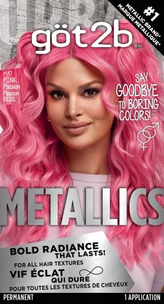 Got2B Metallics, Permanent Hair Color, M87 Pink Passion