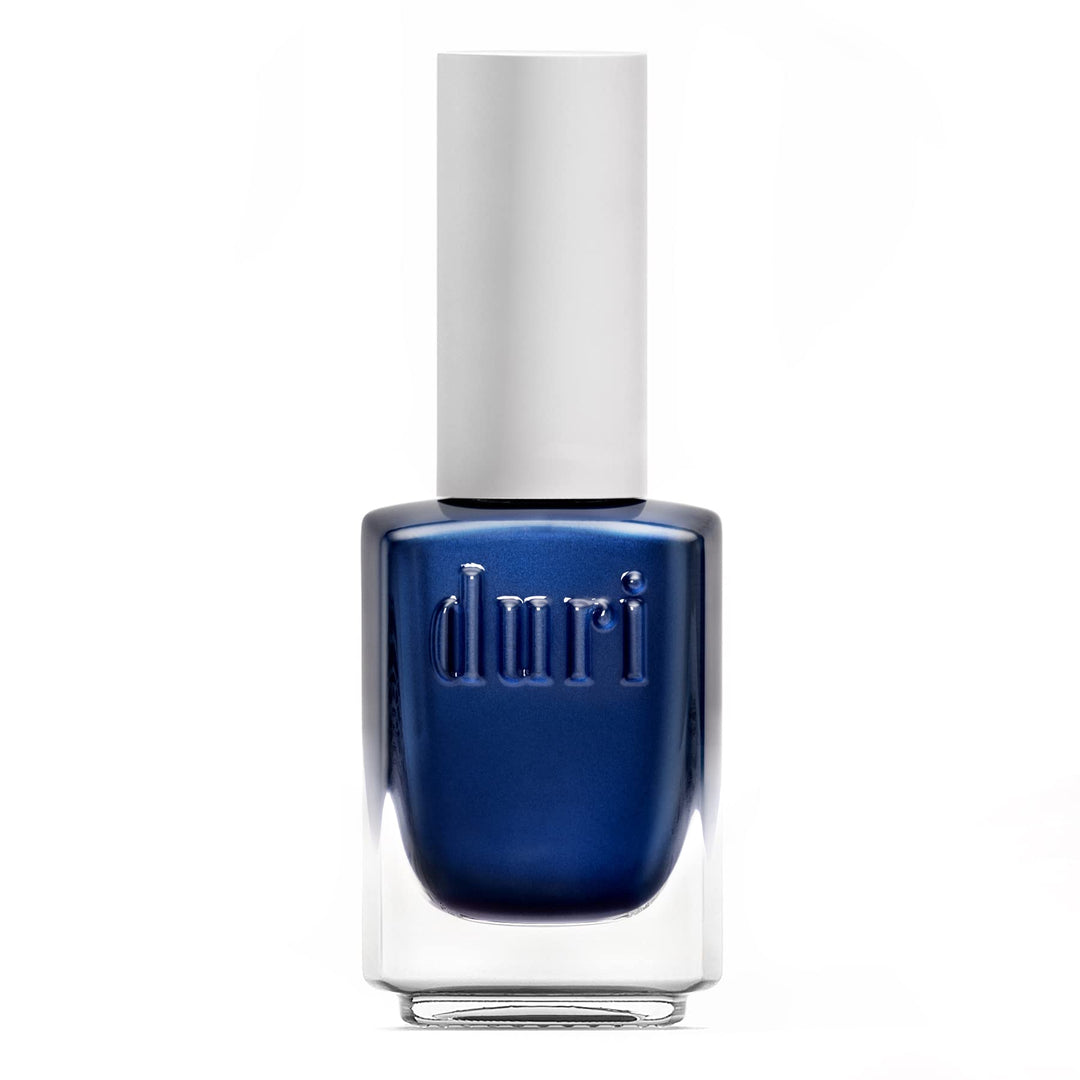 Duri Nail Polish, 474 Encore, Shimmer Midnight Blue Lacquer Opaque Coverage, 0.5 Fl.Oz.