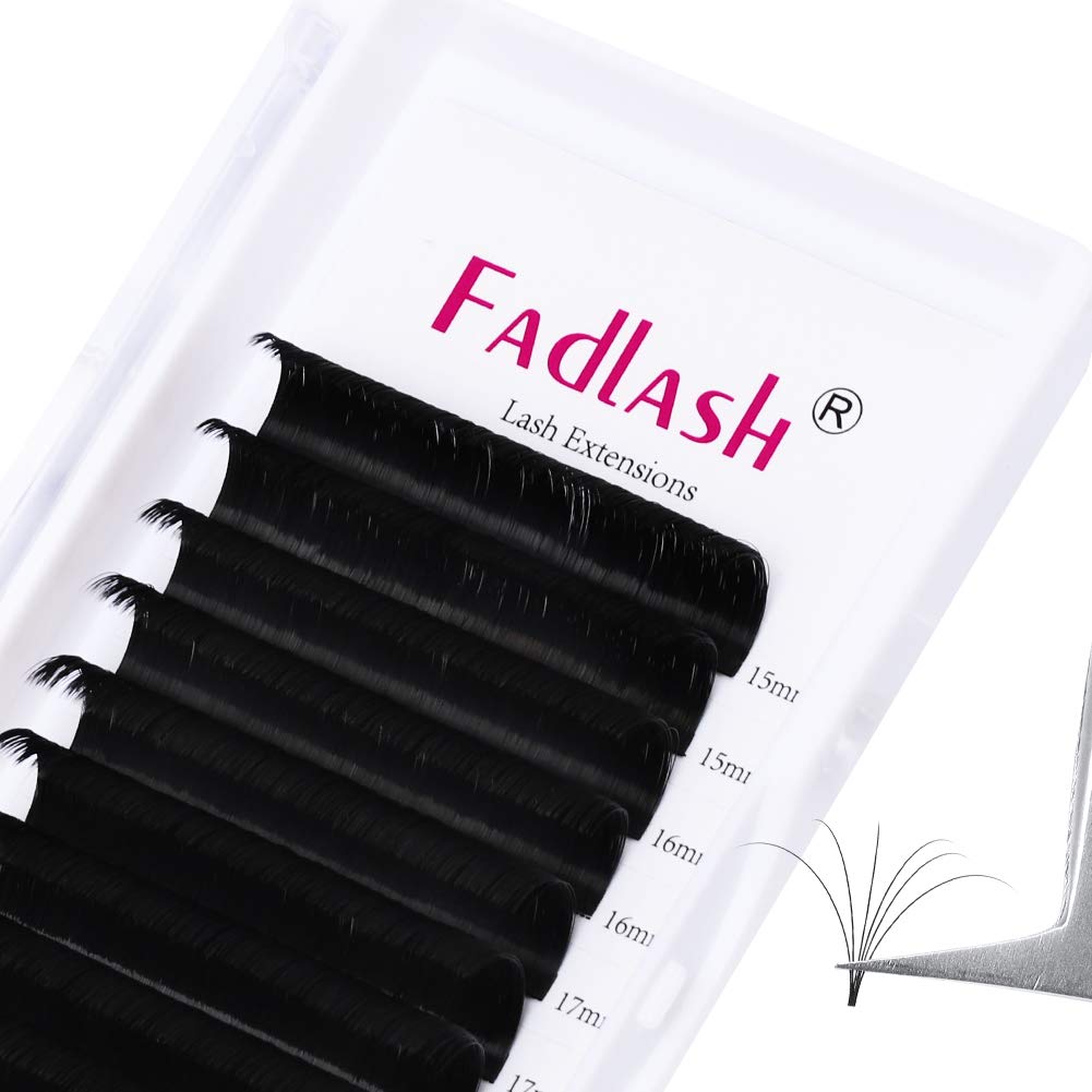 Easy Fan Volume Lashes .03 .05 .07 Eyelash Volume Extensions C D Dd L Curl Self Fanning Eyelash Extensions Rapid Blooming Lash 8