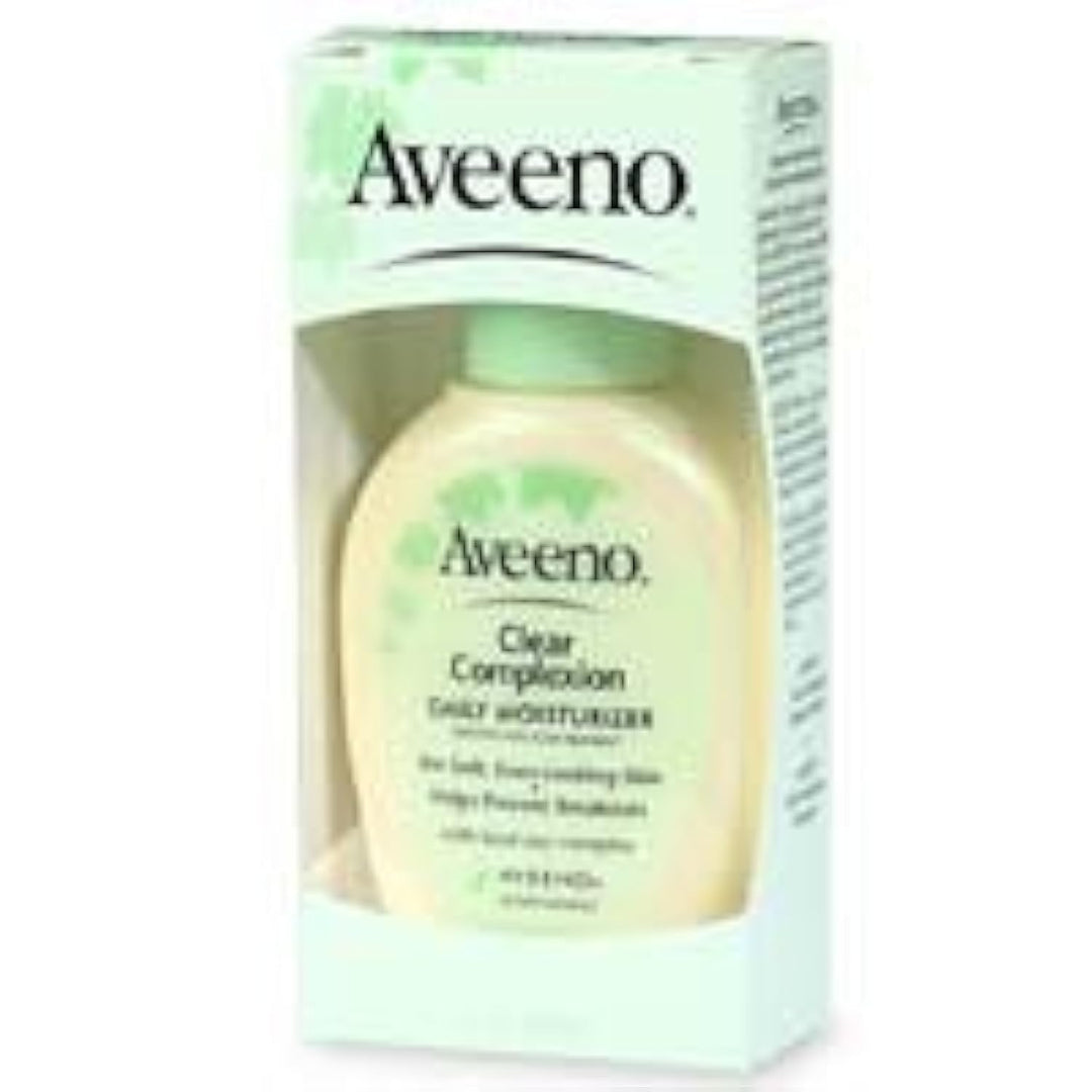 Aveeno Clear Complexion Daily Moisturizer, 4-Ounce Bottles (Pack Of 2)