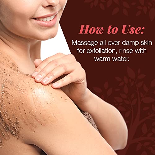 Body Drench Argan Oil Exfoliating Body Scrub – Deep Cleansing & Hydrating Skin Polish for Smooth, Radiant Skin, Removes Dead Skin Cells, 6 fl oz