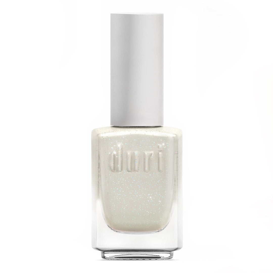 Duri Nail Polish, 758 The Struggle Is Real, Pearlescent Shade Of White, Full Coverage, Shiny Finish, Fast Drying, Long Lasting,